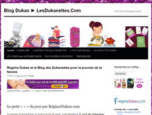 Tablet Screenshot of blog-dukan.lesdukanettes.com